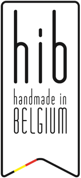 Handmade in Belgium kwaliteitslabel – erkend Belgisch ambachtelijk vakmanschap, uitgereikt door UNIZO