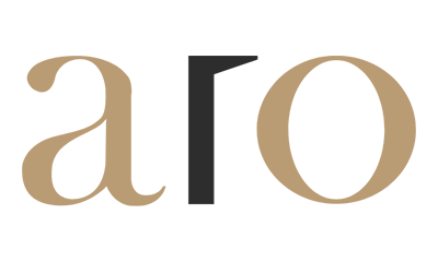 Aro logo hout en massief hout toepassingen